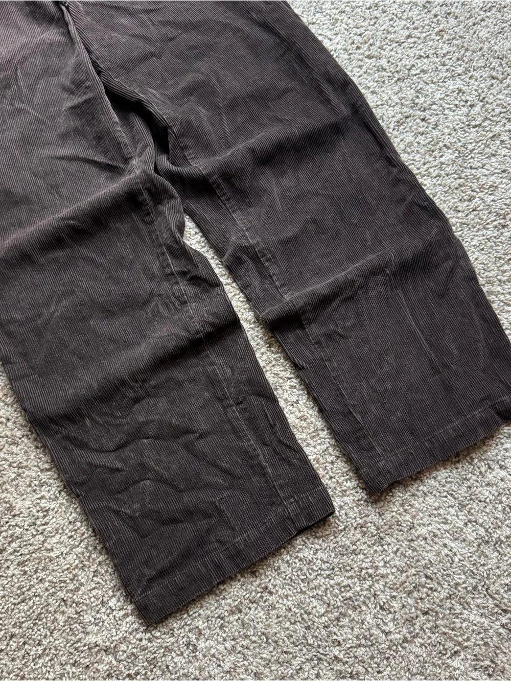 Vtg Dockers Men’s 33x32 Brown Cotton Corduroy Straight Leg Pants 90s Retro